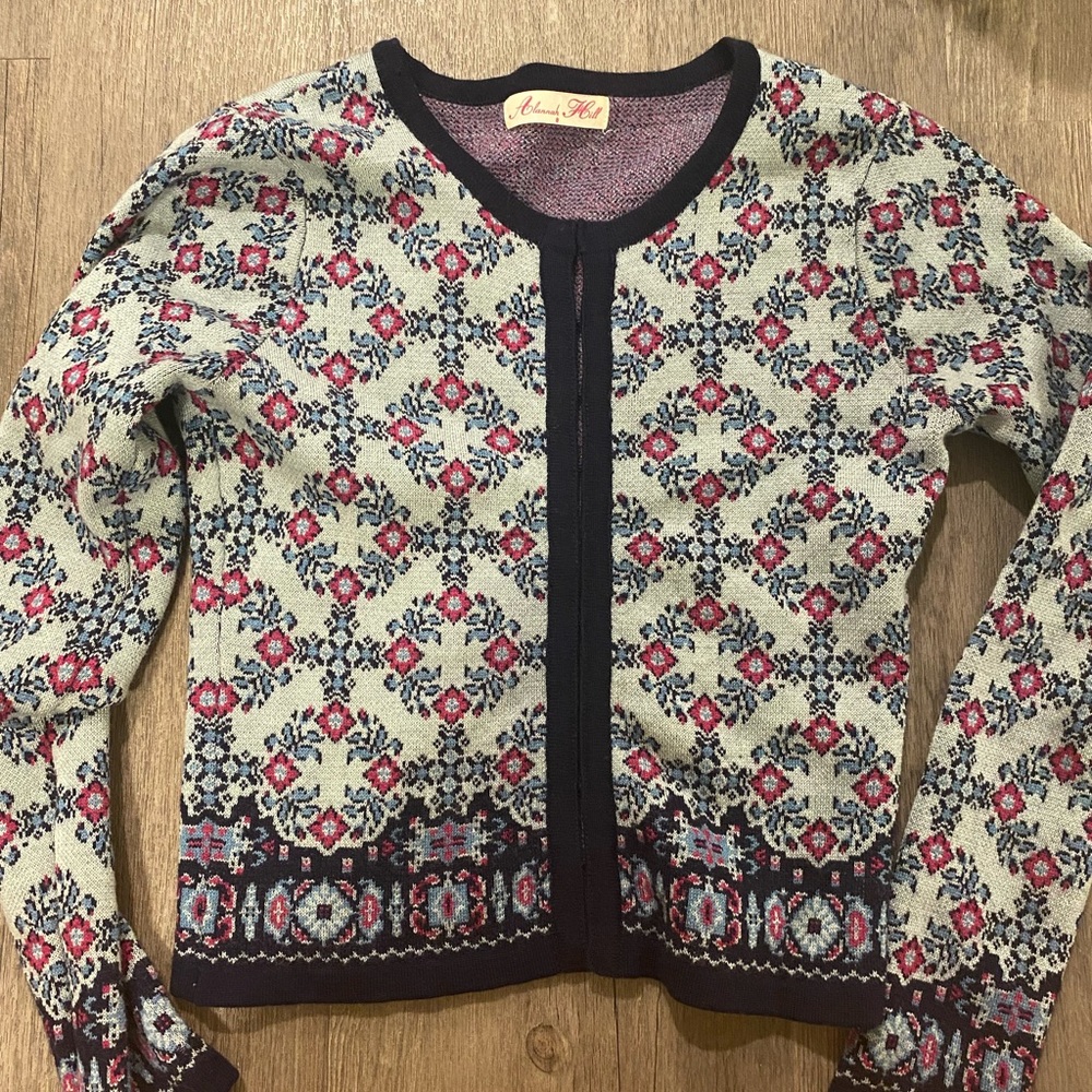 Alannah Hill - Wool Knit Cardigan - Sz Au8/XS
